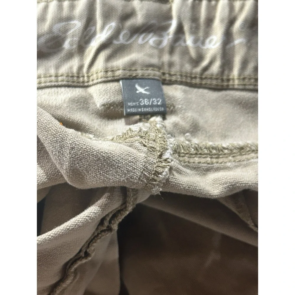 Eddie Bauer Men's Work Pants Khaki Tan Straight Leg Chinos Size 36x32